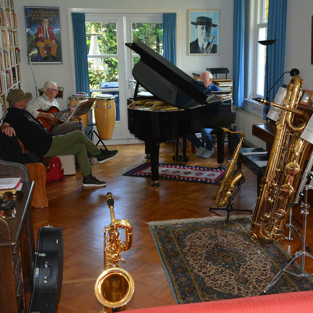 Arie Speksnijder, Old-style US Jazz band in de huiskamerstudio.