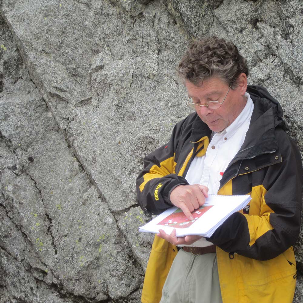 Arie Speksnijder, geologische excursie Alpen september 2011